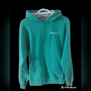 Champion Reverse Weave Men's‎ Green Hoodie Heavyweight Pullover Size S
